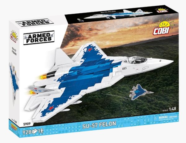 COB5909 - Su-57 Felon jachtvliegtuig - 928 onderdelen - 1