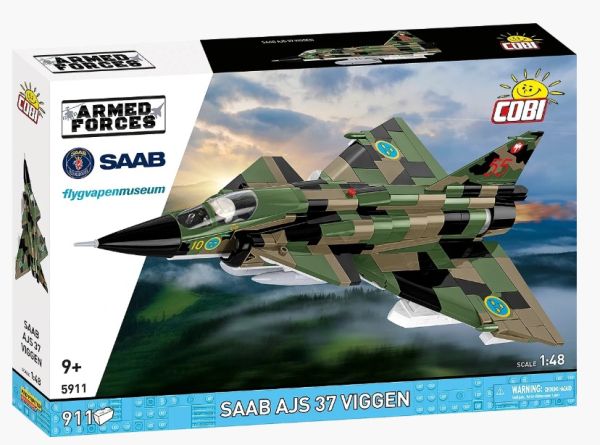 COB5911 - Saab AJS 37 Viggen jachtvliegtuig - 911 onderdelen - 1