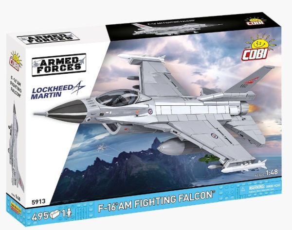 COB5913 - Lockheed F-16AM Fighting Falcon jachtvliegtuig - 495 onderdelen - 1