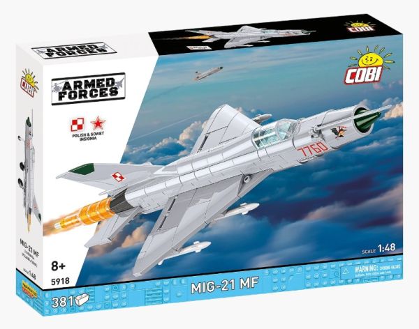 COB5918 - MiG-21 MF jachtvliegtuig - 381 onderdelen - 1