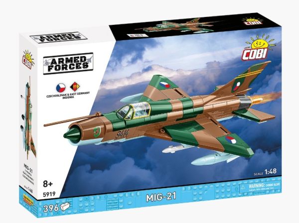COB5919 - MiG-21 jachtvliegtuig - 396 onderdelen - 1