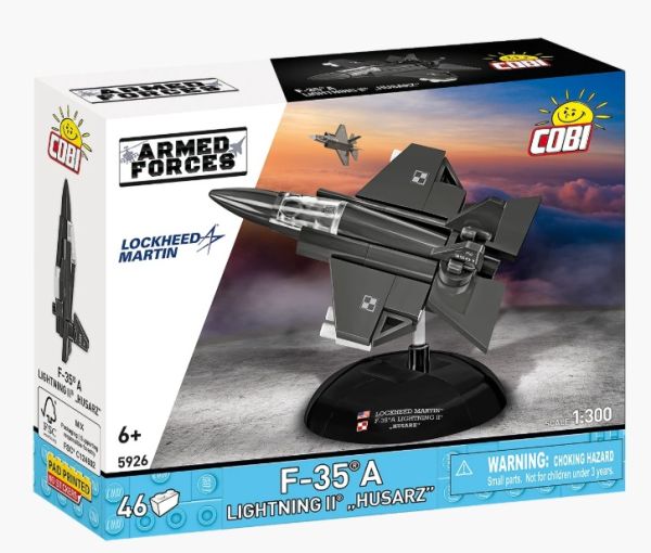 COB5926 - Lockheed F-35A Lightning II jachtvliegtuig - Husarz - 46 onderdelen - 1