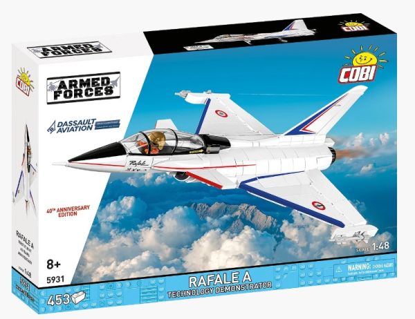 COB5931 - DASSAULT Rafale A-straaljager - technologiedemonstrator - 453 onderdelen - 1