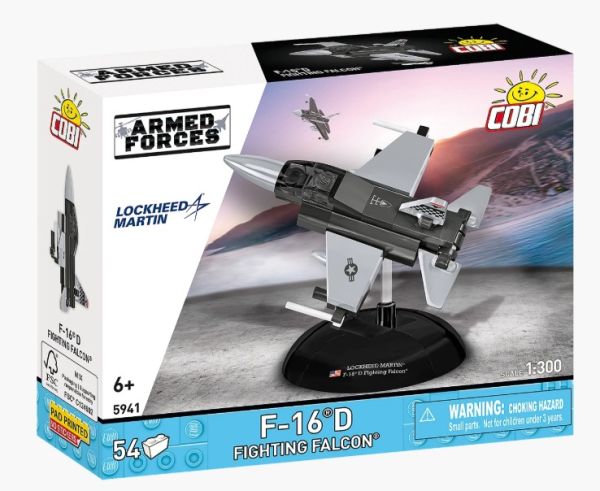COB5941 - LOCKHEED F-16D Fighting Falcon-straaljager - 54 onderdelen - 1