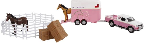 KID520205 - 4x4 met paardentrailer en toebehoren - 1