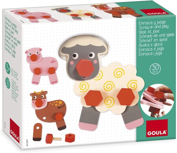 GOA55239 - Schroef en speel Boerderijdieren - 1