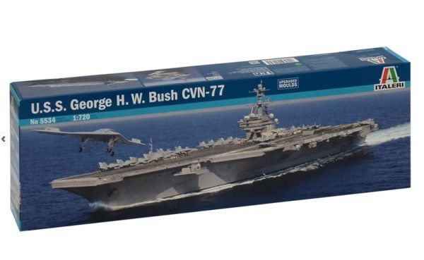 ITA5534 - USS George HW Bush CVN-77 vliegdekschip overschilderbaar - 1