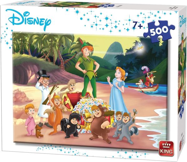 KING55913 - Legpuzzel 500 stukjes PETER PAN - 1