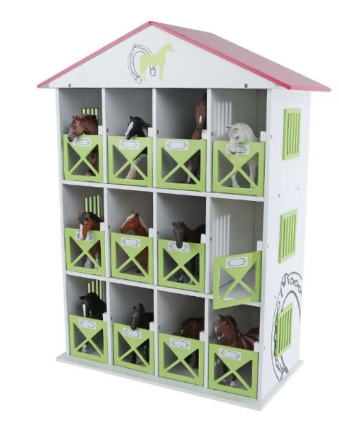 KID610308 - Stal met 12 boxen - 19 x 41 x 53 cm - zonder dieren - 1