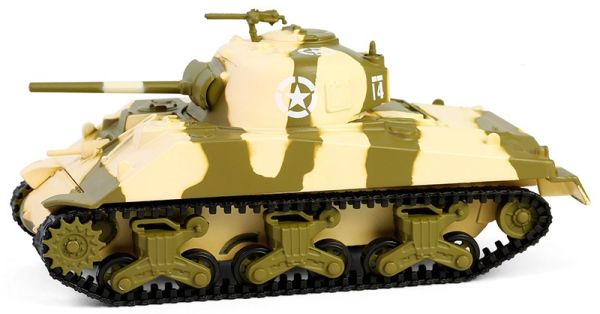 GREEN61050-B - Tank SHERMAN M4 US Army 756e bataljon 1944 uit de serie BATAILLON 64 in blisterverpakking - 1
