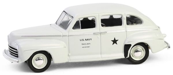 GREEN61050-C - FORD Fordor Super Deluxe 1946 U.S. Navy stafauto uit de serie BATAILLON 64 in blisterverpakking - 1