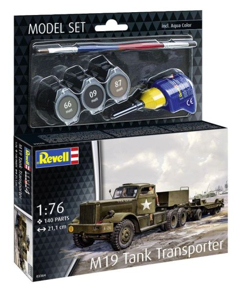 REV63364 - MODEL SET - Tankvoertuig M19 om te assembleren met verf - 1