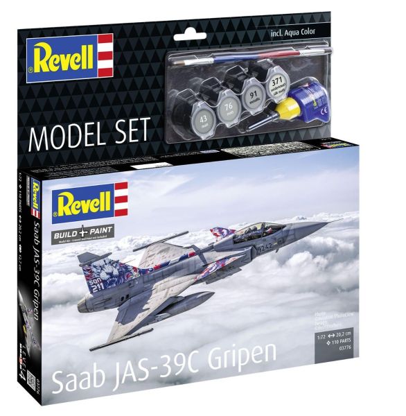 REV63776 - Modelset - SAAB JAS-39C Gripen - Om te bouwen en te schilderen - 1