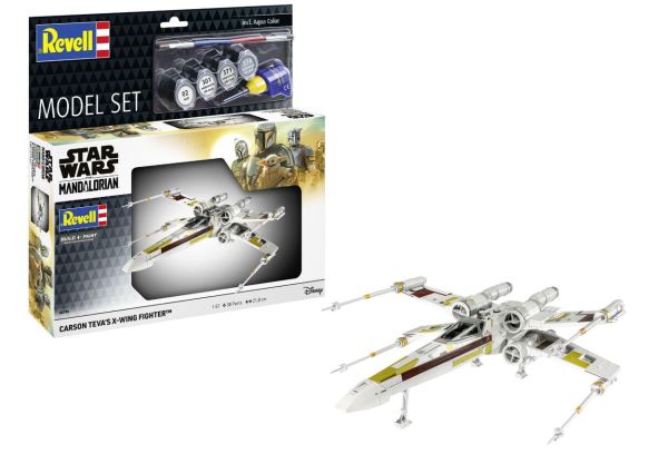 REV66790 - MODELSET - CARSON Teva's X-Wing Fighter STAR WARS-set met lak - 1