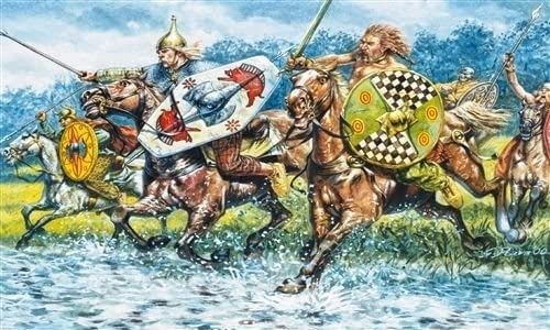 ITA6029 - Keltische cavalerie 1e eeuw BC om te schilderen - 1