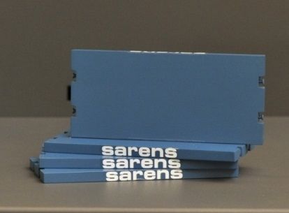 YCC604-5 - 4 rijplaten - 11 x 5 cm - RAL5009 SARENS - 1