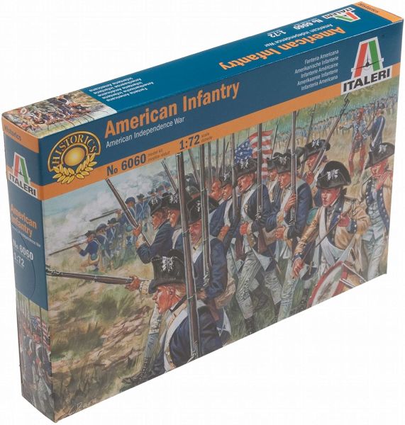 ITA6060 - Amerikaanse infanterie van 1775 om te schilderen - 1