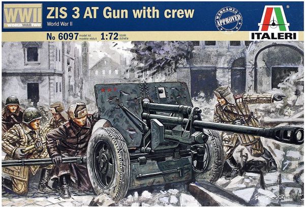 ITA6097 - ZIS 3 AT Pistool met minions om te monteren en te schilderen - 1
