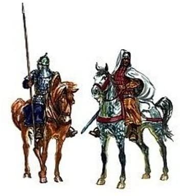 ITA6126 - Arabische krijgers uit 1187 om te schilderen - 1