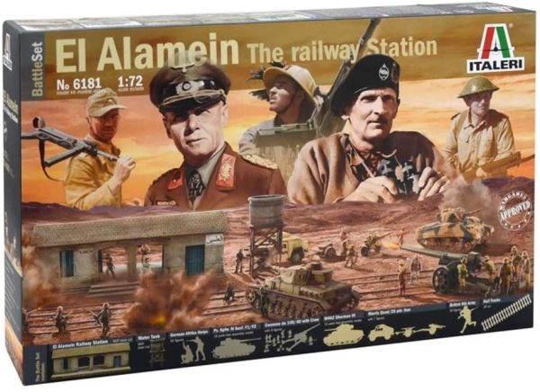 ITA6181 - El Alamein War – Battle Set om in elkaar te zetten en te schilderen - 1