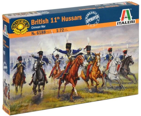 ITA6188 - 11e Britse Huzaren om te assembleren en te schilderen - 1