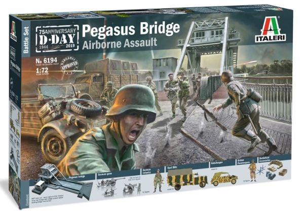 ITA6194 - Pegasus Bridge D.DAY 75e gevechtsset Build & Paint - 1