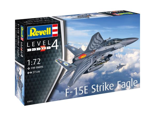 REV63841 - MODEL SET- F-15E Strike Eagle gevechtsvliegtuigen om in elkaar te zetten met verf - 1