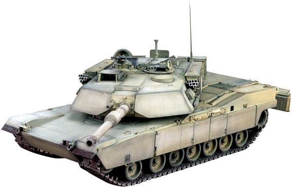 ITA6438 - ABRAMS M1 A1 HI tank om te monteren en te schilderen - 1
