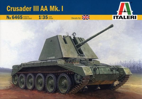 ITA6465 - Tank Crusader III AA MK.I om te monteren en te schilderen - 1