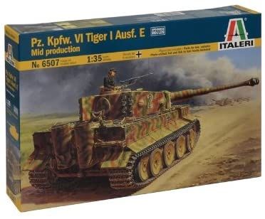 ITA6507 - Tank Pz.Kpfw.VI Tiger I Ausf.E mid-productie om te monteren - 1
