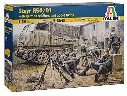 ITA6549 - STEYR RSO / 01 voertuig met Duitse soldaten om te monteren en te schilderen - 1