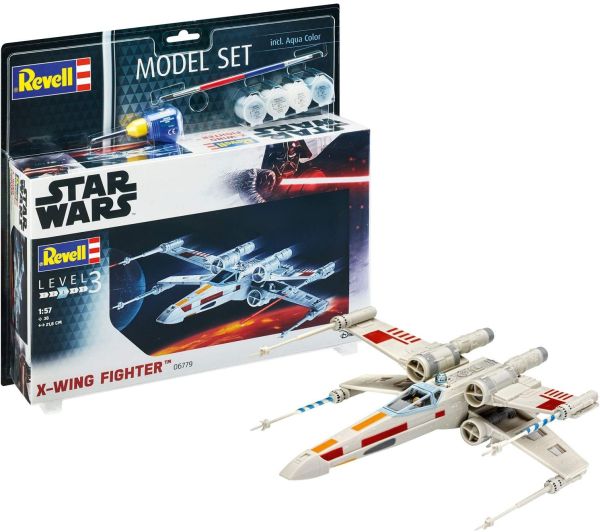 REV66779 - Modelset X-wing Fighter met schilderij om in elkaar te zetten - 1