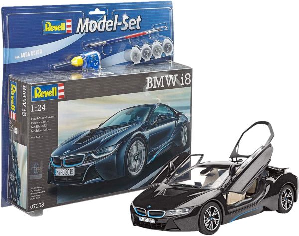 REV67008 - Modelset BMW i8 met te monteren schilderij - 1