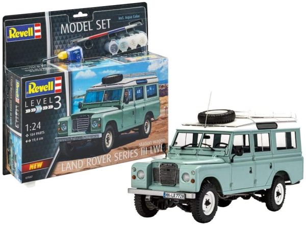 REV67047 - LAND ROVER SERIES III-modelset met schilderij om in elkaar te zetten - 1