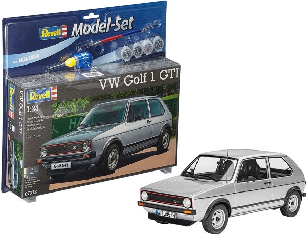 REV67072 - Modelset VOLKSWAGEN Golf 1 GTI met verf om in elkaar te zetten - 1