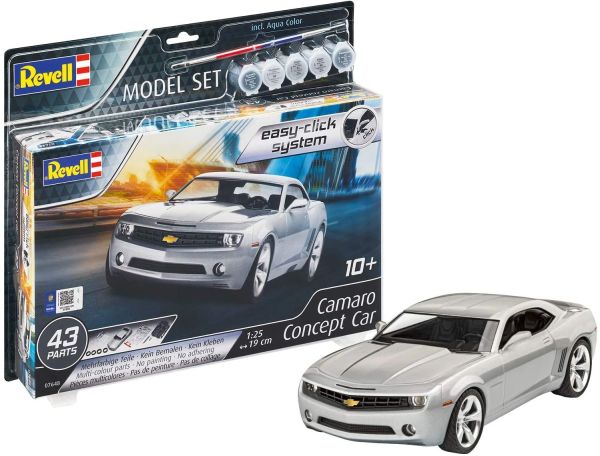 REV67648 - Modelset CHEVROLET Camaro Concept auto met schilderij om in elkaar te zetten - 1