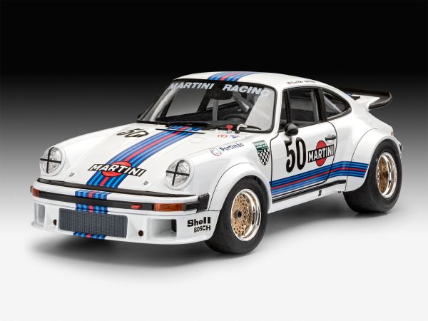 REV67685 - Modelset PORSCHE 934 RSR Martini met schilderij om te monteren - 1