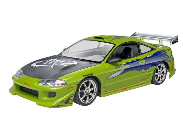 REV67691 - Modelset MITSUBISHI Eclipse Brian's FAST & FURIOUS met schilderij om in elkaar te zetten - 1