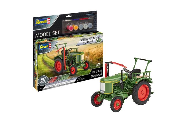 REV67822 - Modelset FENDT F20 Dieselross met verf om in elkaar te zetten - 1
