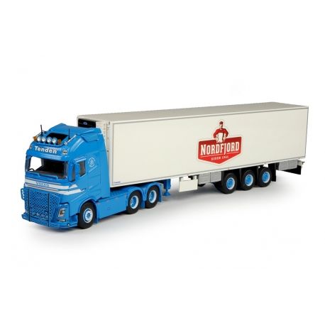 TEK68115 - VOLVO FH04 XL 6x4 Met TENDEN 3-assige koeloplegger - 1