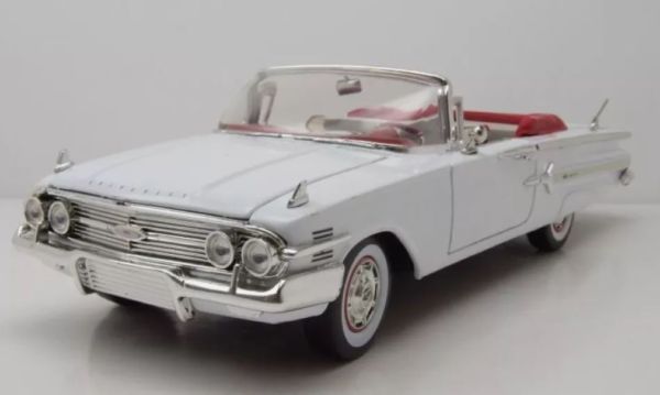 MMX73110BLANC - CHEVROLET Impala cabriolet 1960 Wit - 1