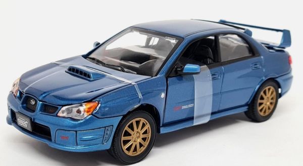MMX73330BLEU - SUBARU Impreza WRX STI Blauw - 1