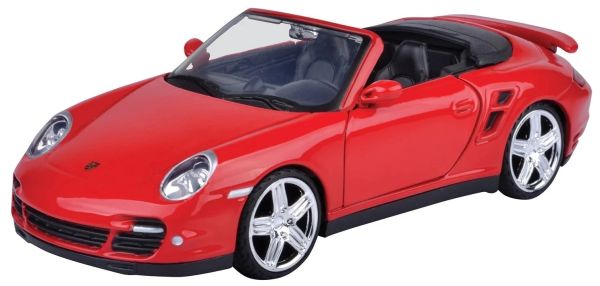 MMAX73348RD - PORSCHE 911 Turbo Cabriolet Rood - 1