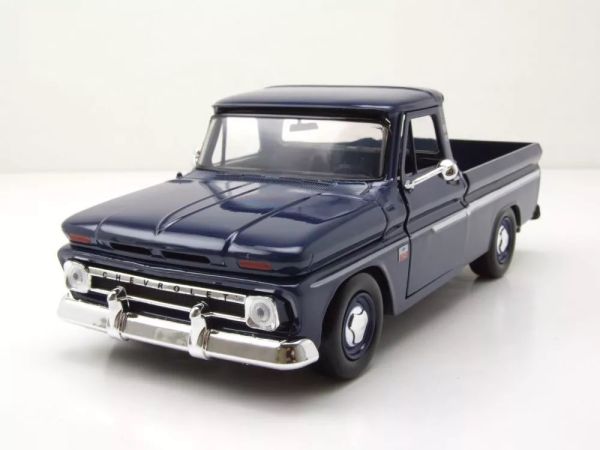 MMX73355BLEU - CHEVROLET C-10 Fleetside pick-up 1966 Nachtblauw - 1