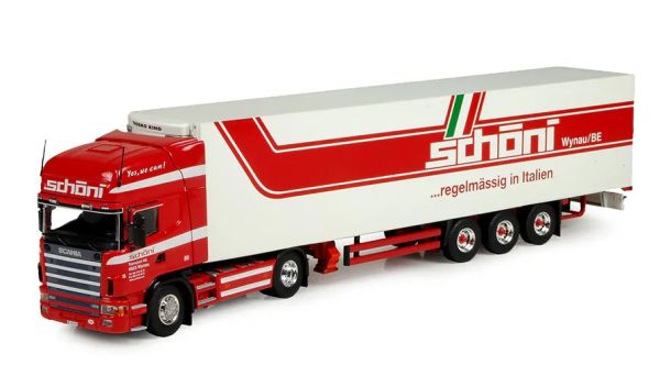 TEK73906 - SCANIA 124 Topline 4x2 met 3-assige koeltrailer (SCHONI) - 1