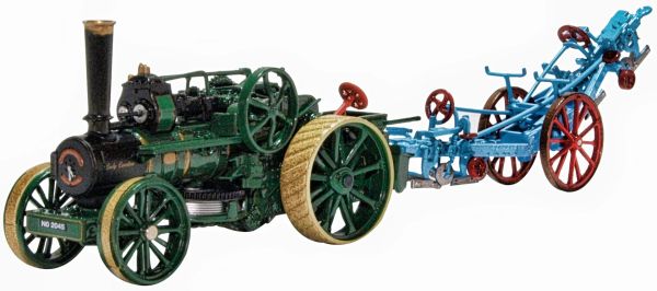 OXF76FBB005 - FOWLER BB1 Ploegmachine nr. 1534 Lady Caroline met ploeg - 1