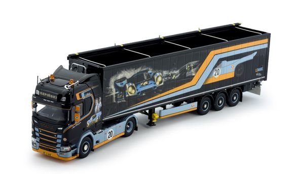 TEK77050 - SCANIA R 4x2 met 3-assige aanhangwagen REPINSKI - 1