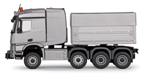 CON78001/11 - MERCEDES-BENZ Arocs 8x4 bakwagen (zilver) - 1