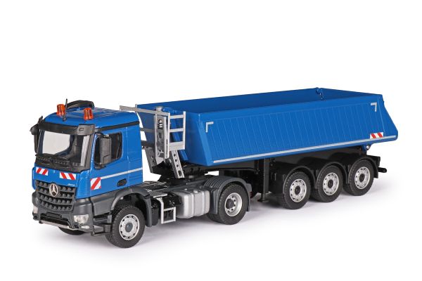 CON78202/03 - MERCEDES Arocs 4x2 met kipper SCHMITZ CARGOBULL 3 assen - 1