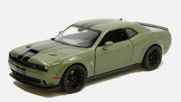 MMX79350VERT - DODGE Challenger SRT Hellcat 2018 Groen - 1